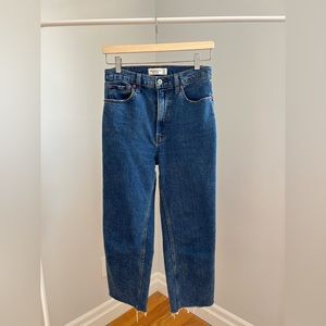 Abercrombie & Fitch The Ankle Straight Ultra High Rise